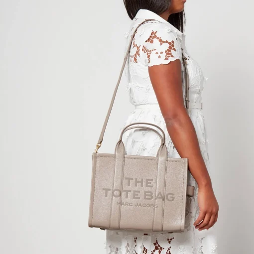 Tote Bags*Marc Jacobs The Medium Leather Tote Bag Cement