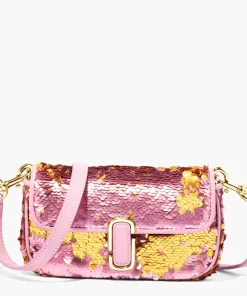 Shoulder Bags*Marc Jacobs The Sequin J Leather Shoulder Bag