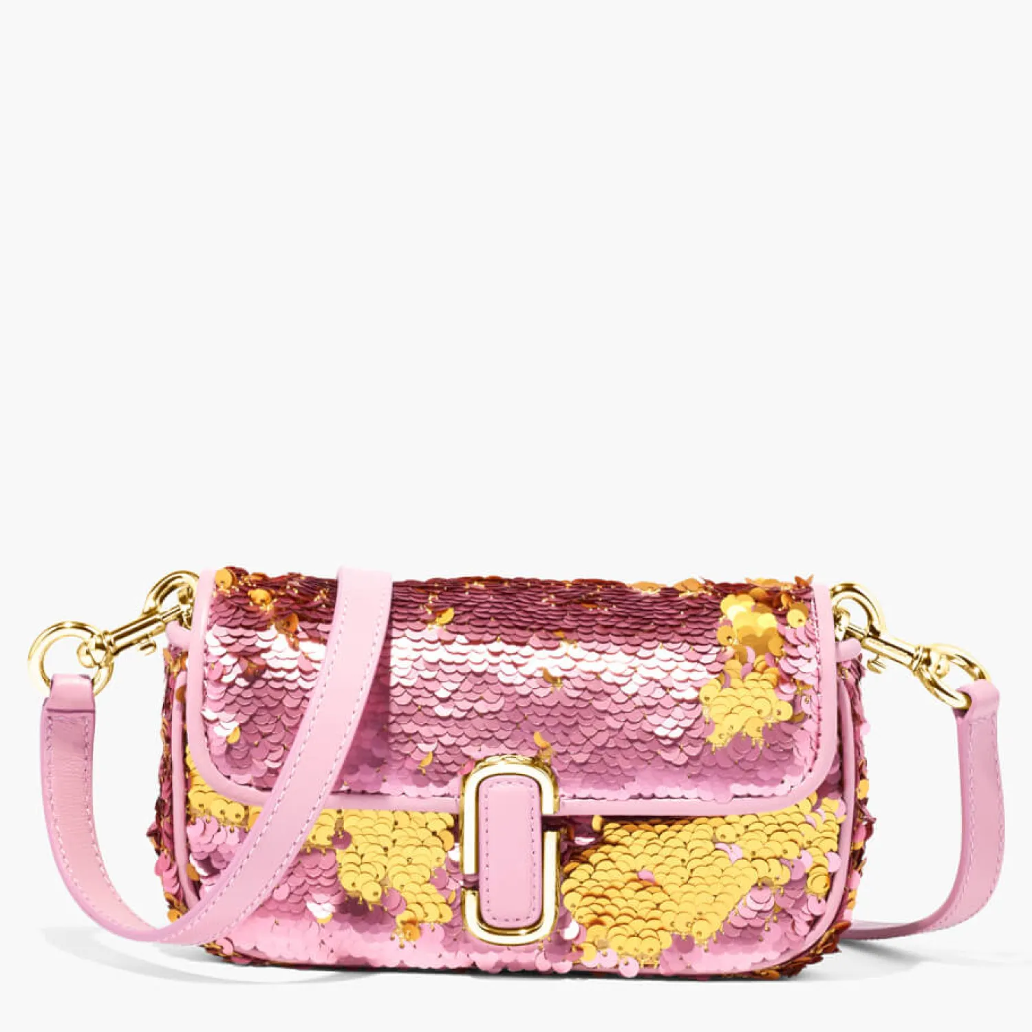 Shoulder Bags*Marc Jacobs The Sequin J Leather Shoulder Bag