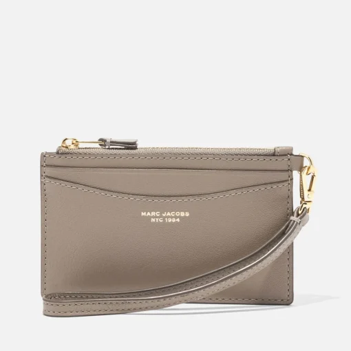 Clutch Bags*Marc Jacobs The Top Zip Wristlet Leather Wallet