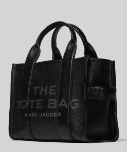 Mini Bags*Marc Jacobs Women's The Leather Mini Tote Bag - Black