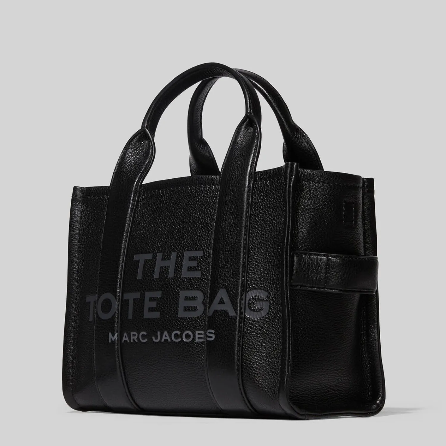 Mini Bags*Marc Jacobs Women's The Leather Mini Tote Bag - Black