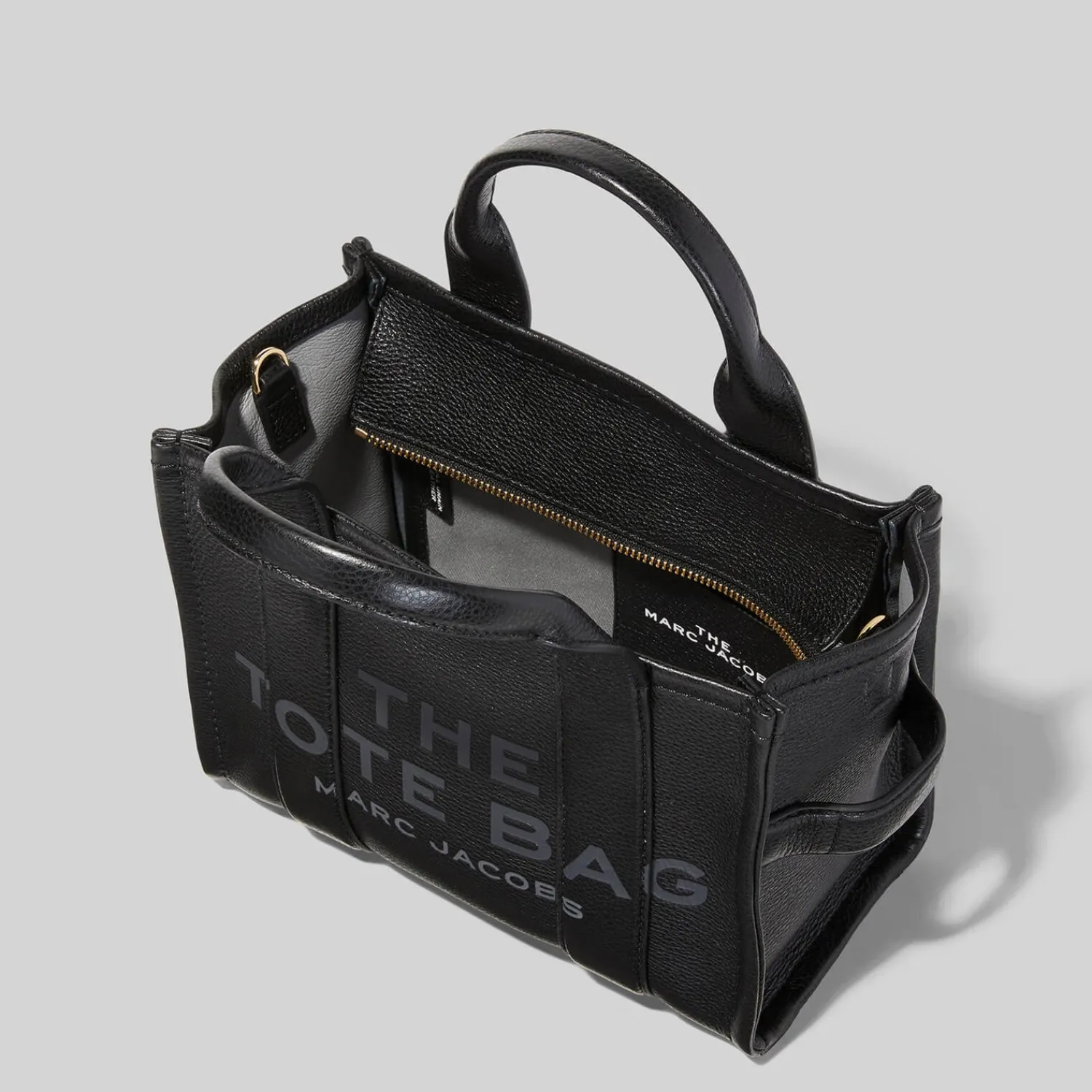 Mini Bags*Marc Jacobs Women's The Leather Mini Tote Bag - Black