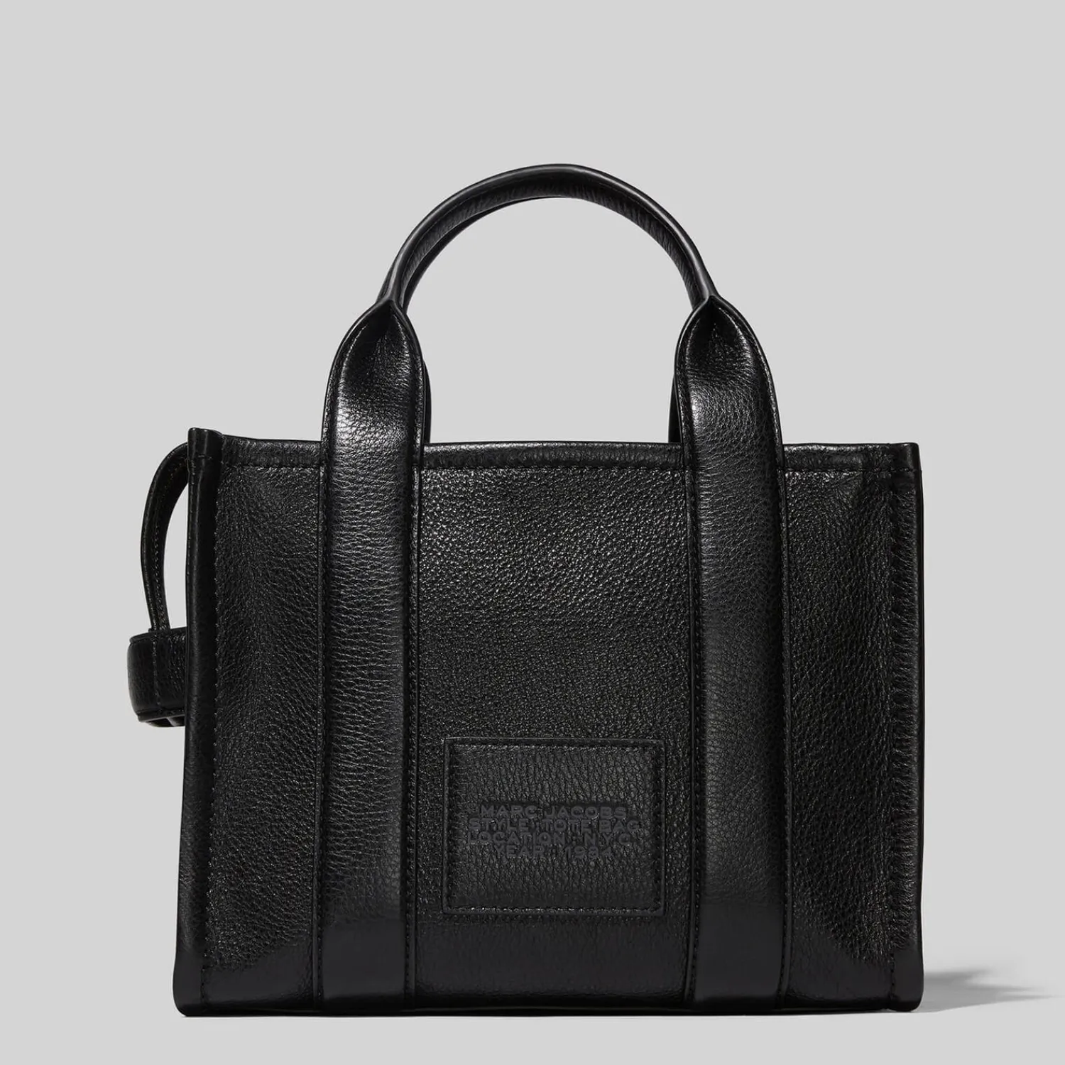 Mini Bags*Marc Jacobs Women's The Leather Mini Tote Bag - Black