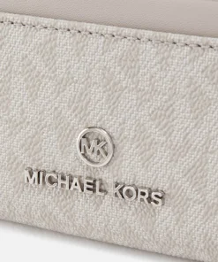 Purses And Cardholders*MICHAEL Michael Kors Michael Kors Jet Set Coated-Canvas And Leather Wallet