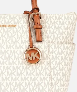 Tote Bags*MICHAEL Michael Kors Sinclair Large East West Grab Tote Bag - Vanilla/Acrn