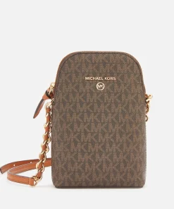 Tech Accessories*MICHAEL Michael Kors Women's Jet Set Charm Phone Cross Body Bag - Brown