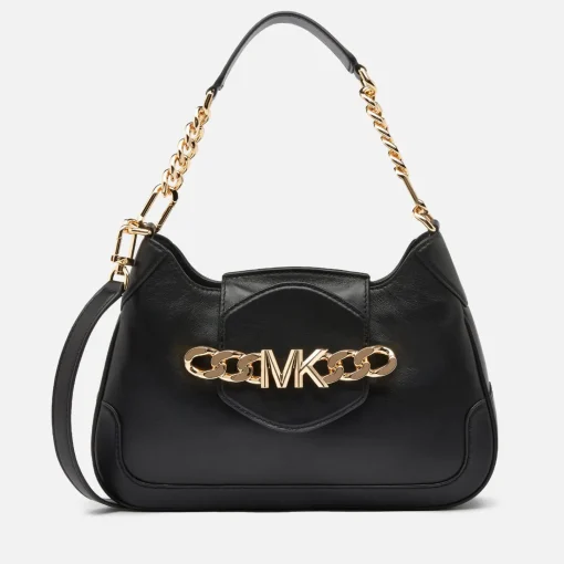 Shoulder Bags*MICHAEL Michael Kors Women's Hally Medium Conv Shoulder Bag - Black