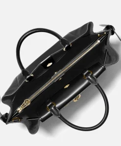 Satchels*MICHAEL Michael Kors Women's Hamilton Legacy Large Belted Satchel - Black