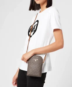 Tech Accessories*MICHAEL Michael Kors Women's Jet Set Charm Phone Cross Body Bag - Brown