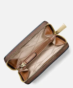 Purses And Cardholders*MICHAEL Michael Kors Women's Jet Set Charm Small Za Coin Card Case - Brn/Acorn