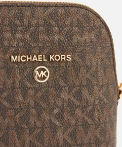 Tech Accessories*MICHAEL Michael Kors Women's Jet Set Charm Phone Cross Body Bag - Brown