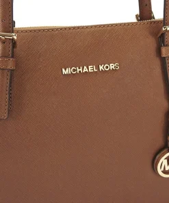 Tote Bags*MICHAEL Michael Kors Women's Jet Set Pocket Tote - Luggage