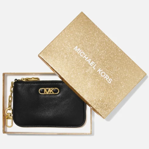 Purses And Cardholders*MICHAEL Michael Kors Michael Micheal Kors Parker Leather Key Card Holder