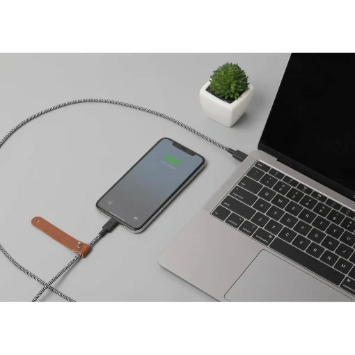 Home Accessories*Native Union Belt Cable 1.2M - Usb C - Lightning - Zebra