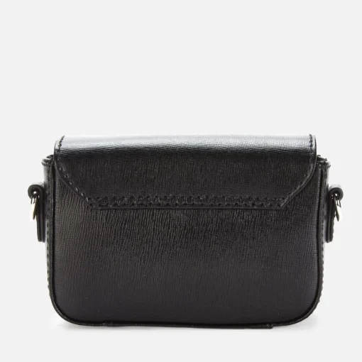 Shoulder Bags*Nunoo Women's Mini Honey Florence Lwg Leather Shoulder Bag - Black