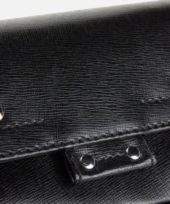 Shoulder Bags*Nunoo Women's Mini Honey Florence Lwg Leather Shoulder Bag - Black