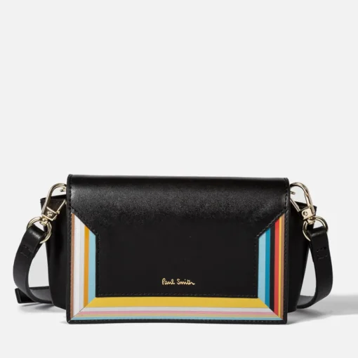 Crossbody Bags*Paul Smith Stripe Leather Crossbody Purse