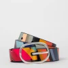 Belts*Paul Smith Women's Reversible Swirl Belt - Multicolour