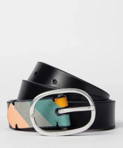 Belts*Paul Smith Women's Reversible Swirl Belt - Multicolour