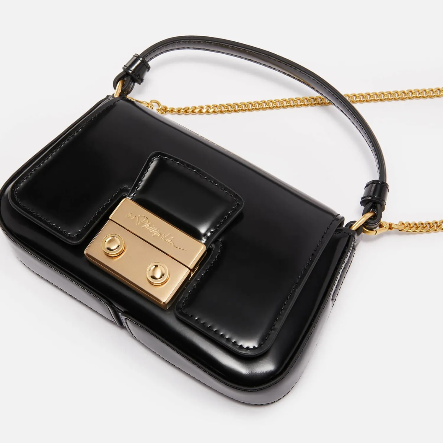 Shoulder Bags*3.1 Phillip Lim Pashli Micro Chain Leather Bag