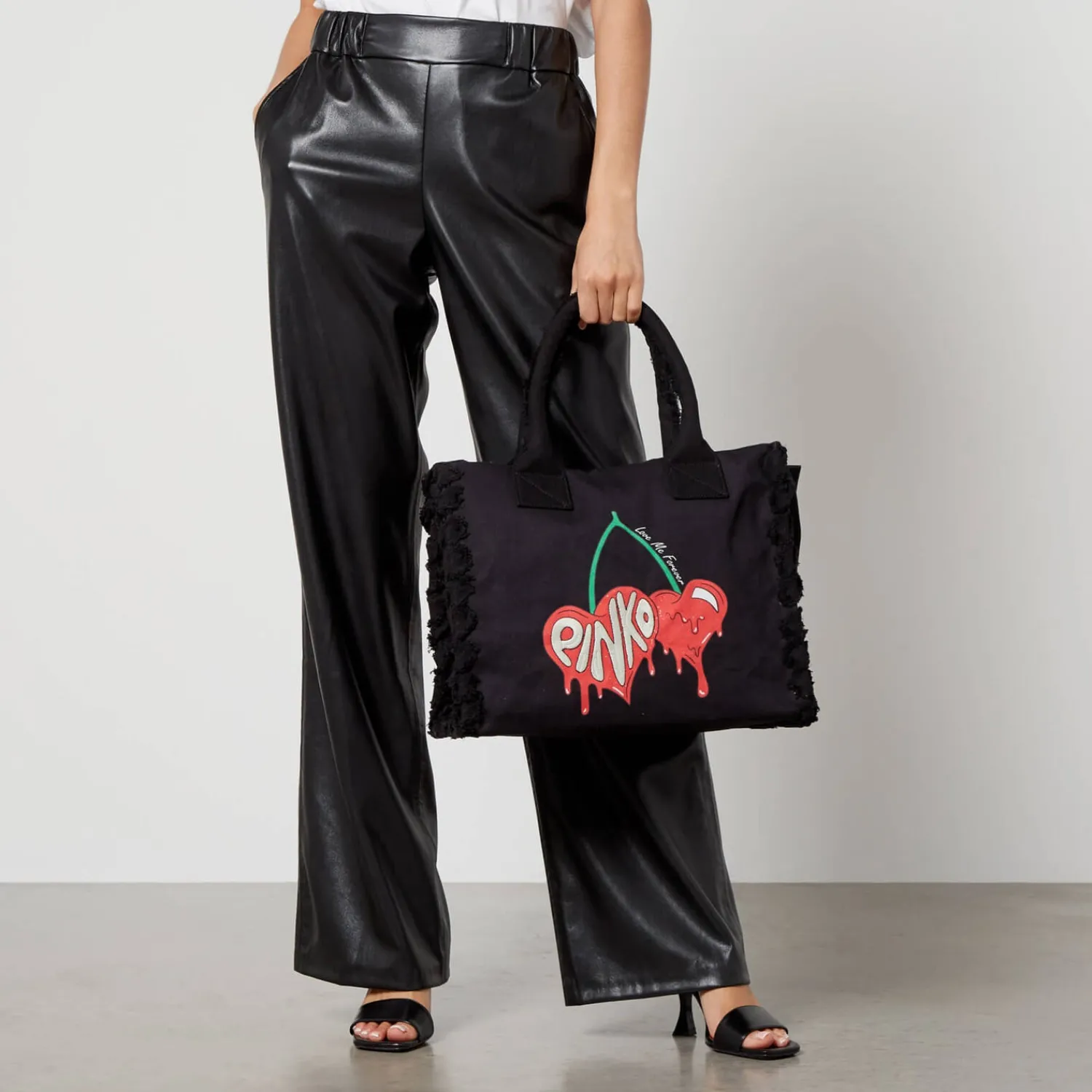 Tote Bags*Pinko Beach Canvas Tote Bag