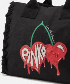Tote Bags*Pinko Beach Canvas Tote Bag