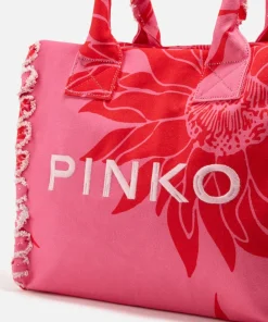Tote Bags*Pinko Beach Canvas Tote Bag