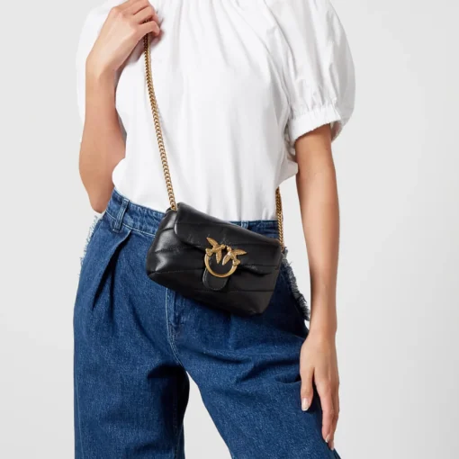 Crossbody Bags*Pinko Love Baby Puff C Leather Crossbody Bag