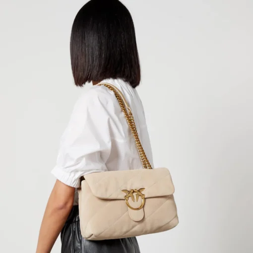 Crossbody Bags*Pinko Love Classic Puff Cl Suede Crossbody Bag