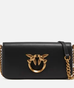 Mini Bags*Pinko Love Click Baguette Vitel Mini Crossbody Bag