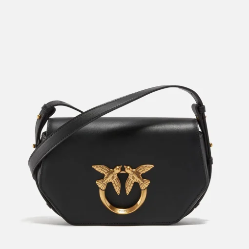 Mini Bags*Pinko Love Click Exagon Mini Vitello Leather Crossbody Bag