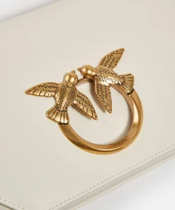 Mini Bags*Pinko Love Click Exagon Mini Vitello Leather Crossbody Bag