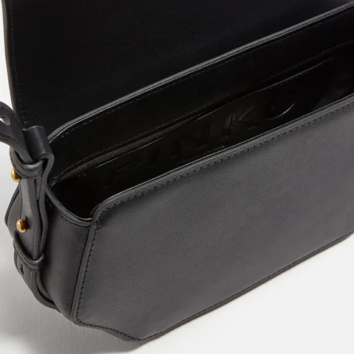 Mini Bags*Pinko Love Click Exagon Mini Vitello Leather Crossbody Bag