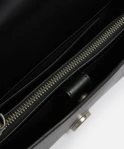 Shoulder Bags*Pinko Love Mini Icon Faux Fur-Trimmed Leather Shoulder Bag