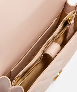 Mini Bags*Pinko Love One Mini Dc Quilted Leather Shoulder Bag