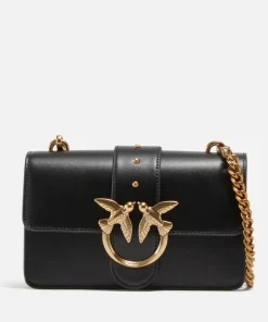 Mini Bags*Pinko Love One Mini Leather Cross-Body Bag