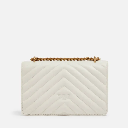 Mini Bags*Pinko Love One Mini Leather Cross-Body Bag