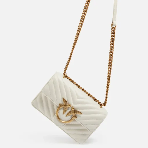 Mini Bags*Pinko Love One Mini Leather Cross-Body Bag