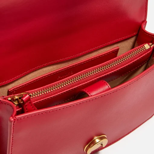 Mini Bags*Pinko Love One Mini Vitello Seta Leather Bag