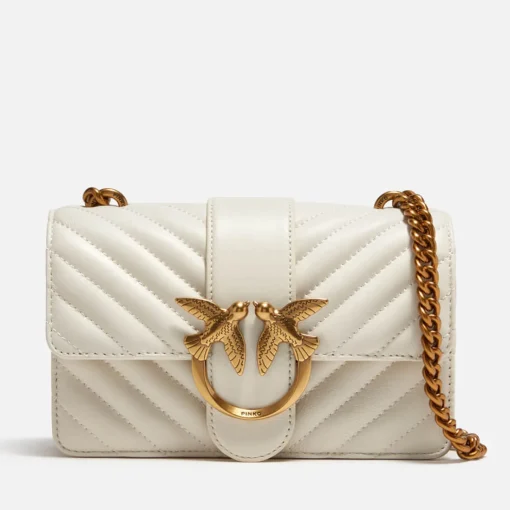 Mini Bags*Pinko Love One Sheep Nappa Mini Leather Bag