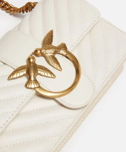 Mini Bags*Pinko Love One Sheep Nappa Mini Leather Bag
