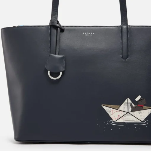 Tote Bags*Radley Sail Away Large Ziptop Leather Tote Bag