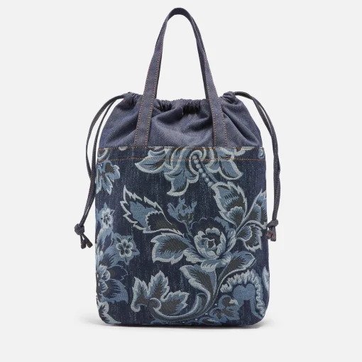 Tote Bags*See By Chloe Floral Denim-Jacquard Tote Bag