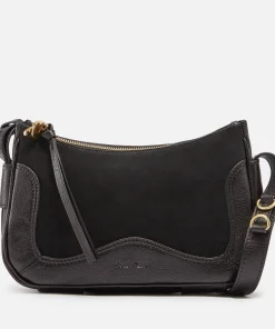Shoulder Bags*See By Chloe Hana Suede And Leather Shoulder Bag
