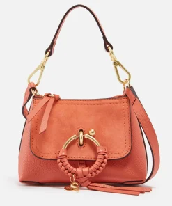 Mini Bags*See By Chloe Joan Mini Suede And Leather Shoulder Bag