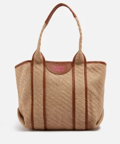 Tote Bags*See By Chloe Laetizia Small Jute Tote Bag