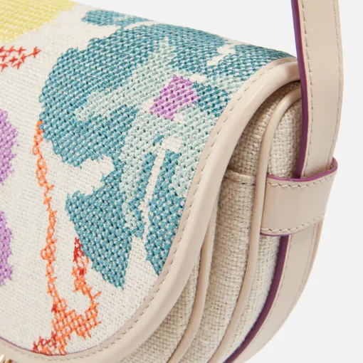 Shoulder Bags*See By Chloe Mara Small Canvas And Leather Shoulder Bag