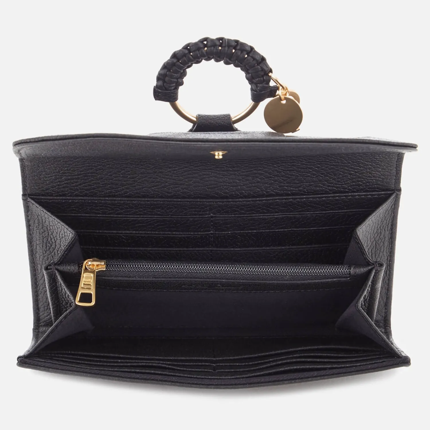 Purses And Cardholders*See By Chloe Women's Hana Large Wallet - Black