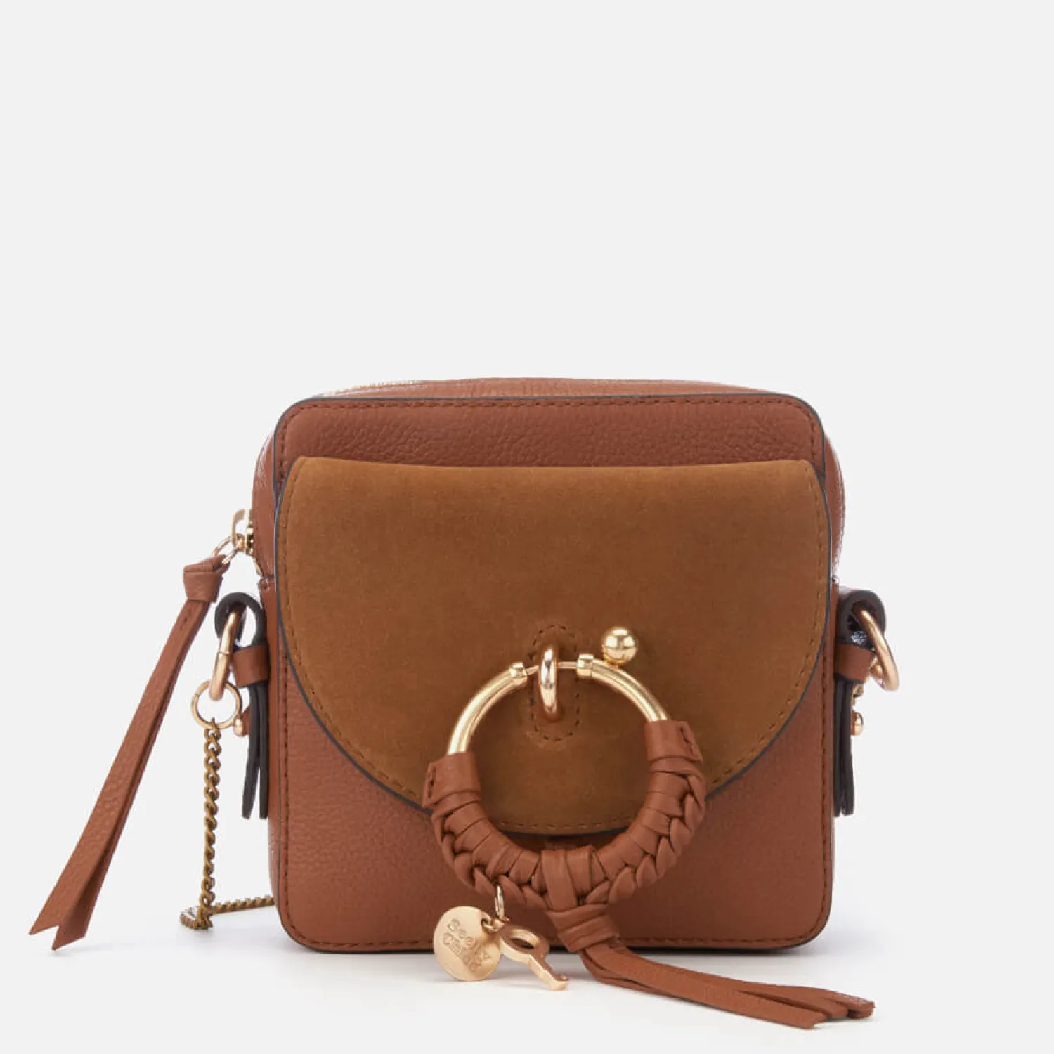 Crossbody Bags*See By Chloe Women's Joan Camera Bag - Caramello